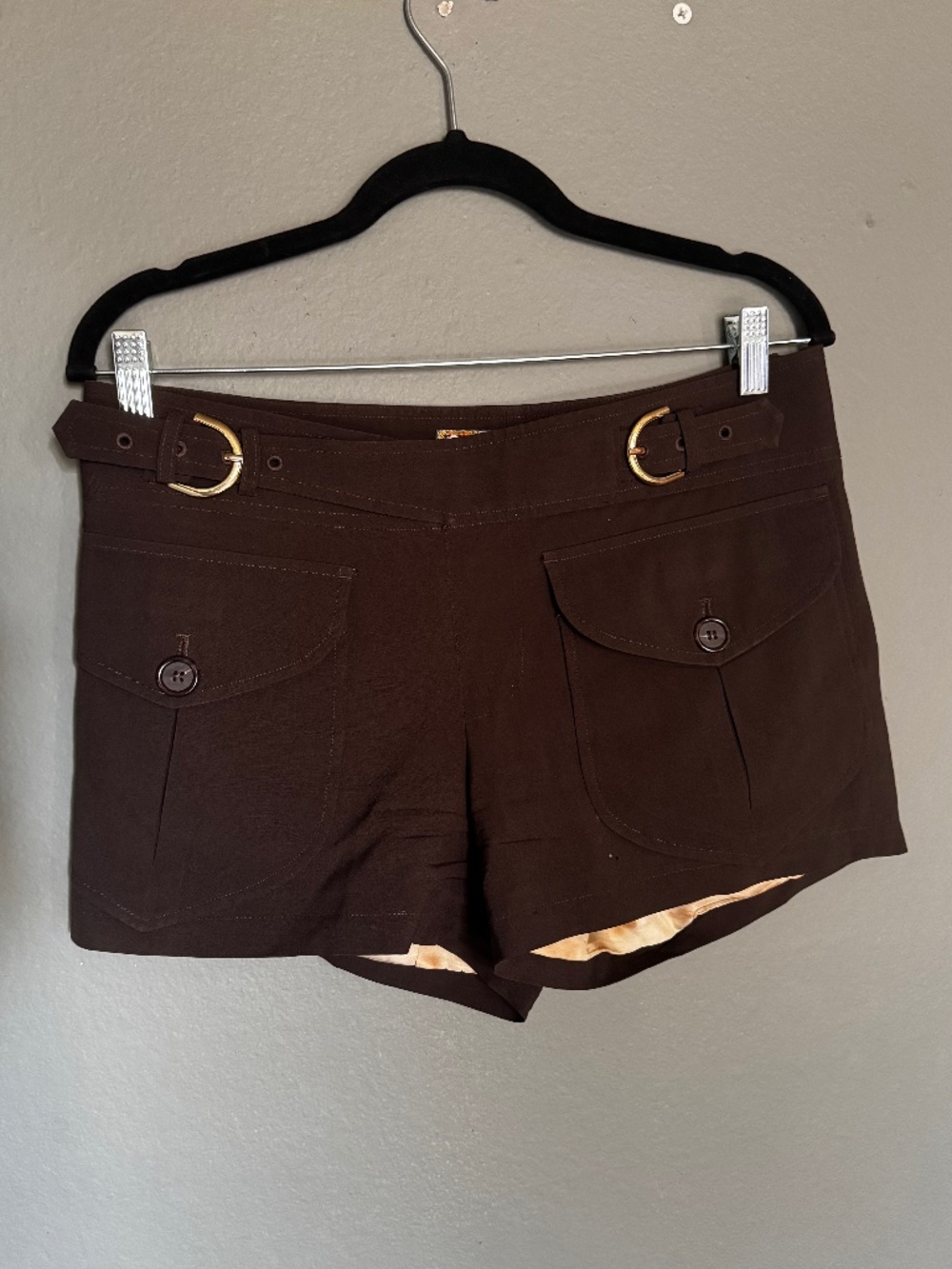L.A.M.B brown shorts